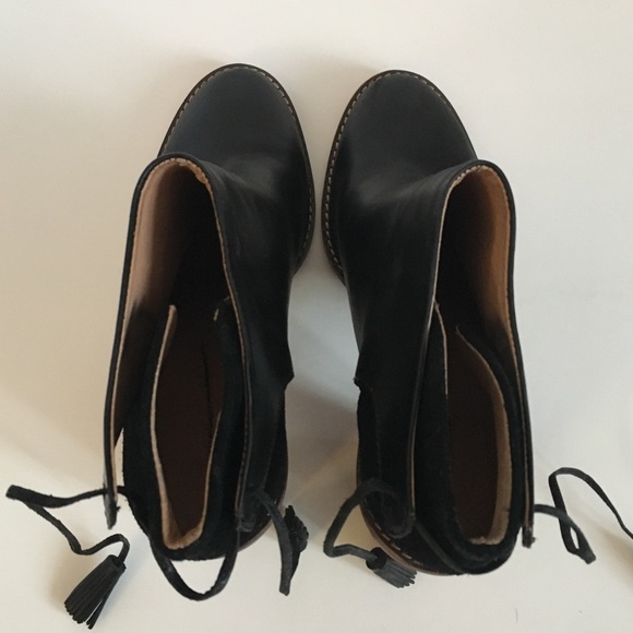 Madewell x Sézane High Heel Tassel Boot Sz 10 - Picture 7 of 8